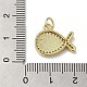 Brass Micro Pave Cubic Zirconia Pendants KK-Q808-42G-3