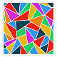 FINGERINSPIRE Geometric Stencils 30x30cm Herringbone Wall Templete Stencil Plastic Modern Geometric Painting Stencils Reusable Line Triangle Stencil for DIY Furniture Wall Floor Decor DIY-WH0172-1007-1