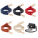 WADORN 5Pcs 5 Colors PU Imitation Leather Adjustable Bag Straps FIND-WR0009-77A-1