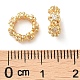 Perline in stile europeo con micro pavé di zirconi cubici in ottone KK-P239-30B-G-3