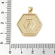 Латунные микро проложить кубического циркония подвески KK-I712-52G-08-3