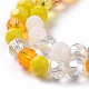 Chapelets de perles en verre X-GLAA-E036-09A-4