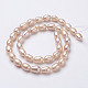 Natural Cultured Freshwater Pearl Beads Strands PEAR-P002-52-2