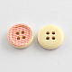 4-Hoyo botones de madera impresos BUTT-R032-070-2