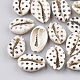 Perlas de concha de cowrie impresas SHEL-S274-02F-1