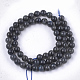 Natural Black Labradorite Beads Strands G-S333-6mm-021A-2