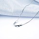925 подвесные стерлингового серебра ожерелья NJEW-BB48058-A-4