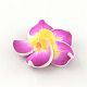 Handmade Polymer Clay 3D Flower Plumeria Beads X-CLAY-Q192-20mm-07-2