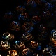 Cabochons en résine opaque lumineuse&nbsp;CRES-R458-14A-02-3