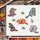 Наборы трафаретов для рисования домашних животных для детей-подростков DIY-WH0172-418-6