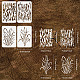 4 stücke 4 arten haustier aushöhlen zeichnung malschablonen DIY-WH0394-0032-2