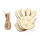 Bricolage artisanat pendentifs de découpes en forme d'oeuf de pâques AJEW-P087-C01-1