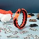 Kits de fabrication de bracelets de corde de corde de parachute de bricolage DIY-LS0003-87-6