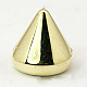 Goldene Farbe Kleidungsstück Zubehör CCB Kunststoff Niet Perlen X-CCB-C008-8x8mm-1
