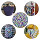 CHGCRAFT 3 Rolls 33 Yards Polyester Knitting Yarn Sets Weaving Yarn Crochet Thread OCOR-CA0001-19-7