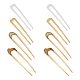 Arricraft 8pcs 4 fourchettes à cheveux français OHAR-AR0001-01-1