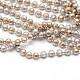 Eco-Friendly Brass Faceted Ball Chains CHC-M016-04-2