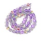 Chapelets de perles en pierre de lune synthétique G-E573-01A-21-2