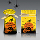 50шт пластиковые пакеты для конфет на Хэллоуин HAWE-PW0001-095C-1