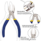 Benecreat Doppel-Nylon-Backenzange Flachzange mit selbstklebenden Backen für DIY Schmuckherstellung Hobbyprojekte TOOL-WH0122-26B-2