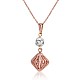 Fashion Brass Pendant Necklaces NJEW-BB23097-1
