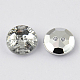 Botones redondos planos del diamante artificial de acrílico de Taiwán de 2-agujero BUTT-F015-10mm-02-2