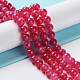 Dyed Natural Malaysia Jade Beads Strands G-G021-02A-08-2