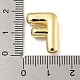 Латунные микропаве прозрачные подвески с фианитом KK-E093-04G-F-3