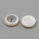 Perles de coquillages naturels d'eau douce X-SHEL-Q011-006P-2