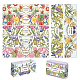 Pandahall elite 90 pz 9 etichette di carta sapone rettangolo stile DIY-PH0006-90B-1