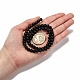 Natural Lava Rock Round Bead Strands G-M169-6mm-03-5