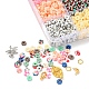 2600 pièces disque/perles rondes plates en pâte polymère DIY-YW0003-03-8