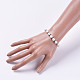 Perles perles de verre s'étendent bracelets BJEW-JB04758-01-4