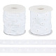 OLYCRAFT 10 Yards Sewing Snap Button Tape Trim 19mm Wide Press Square Button Tape White Polyester Button Tape Sewing Fastener Plastic Press Stud Ribbon Trim for Sewing Crafts Clothing Accessories DIY-OC0011-26B-1