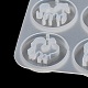 12 stampo in silicone fai da te rotondo piatto con segni zodiacali cinesi SIMO-C012-04-5