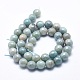 Natural Amazonite Beads Strands G-O164-02-6mm-2