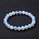 Bracelets élastiques en perles opalite X-BJEW-F203-01-1