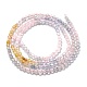 Chapelets de perles en morganite naturelle G-H266-18-3