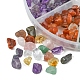 80g 8 estilos cuentas de viruta de piedras preciosas mezcladas naturales y sintéticas G-FS0005-50-3