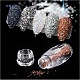 Transparentes Kunststoff-Kosmetik-Cremeglas DIY-BC0011-07-3
