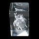 Figura de vidrio animal con grabado láser 3d. DJEW-R013-01D-4