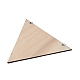 Треугольные деревенские деревянные настенные украшения в стиле бохо AJEW-L091-B01-2