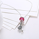 925 Sterling Silver Pendant Necklaces NJEW-BB18239-5