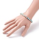 Synthetic Hematite & Polymer Clay Heishi Beads Stretch Bracelet BJEW-JB07226-02-3
