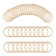 NBEADS 100 Pcs 60mm Unfinished Wood Pieces Rings Shape WOOD-NB0001-98A-1