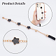 WADORN 2 Sets 2 Style Enamel Star/Heart Link Chain Phone Case Chain Strap AJEW-WR0001-39-3