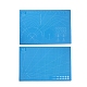 A3プラスチックカッティングマット  まな板  クラフトアート用  長方形  ディープスカイブルー  30x45cm WG57357-05-1