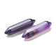 Perles d'agate violette naturelle G-K007-B10-2