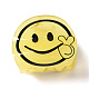Haarspangen aus Acryl mit lächelndem Gesicht PHAR-M013-01A-1