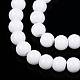 Chapelets de perles en verre opaque de couleur unie GLAA-T032-P4mm-02-2